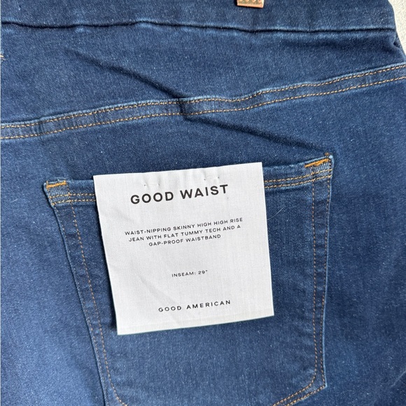 Good American Dark Blue Denim Jeans - Picture 6 of 6